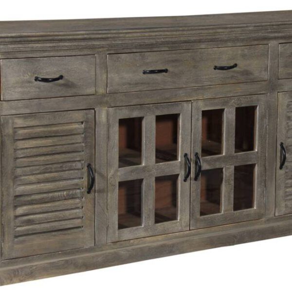 gray side board