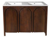 three door vanity