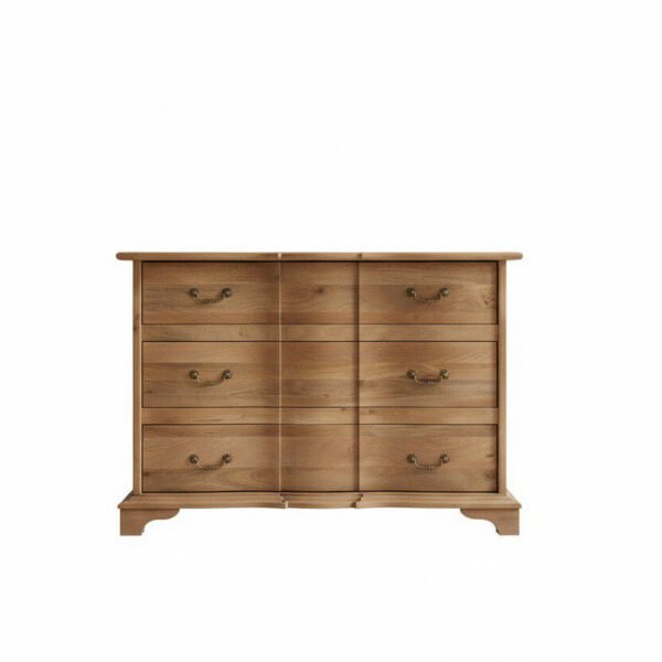 The S-Curve Accent Chest - White BG Front View