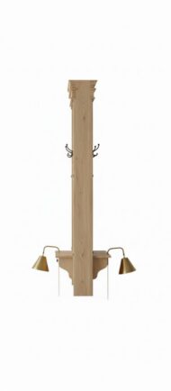 The Artisan's Chronicle Mirror - White BG Side View