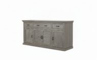 The Heritage Grey Sideboard - White BG 45° Corner