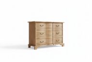 The S-Curve Accent Chest - White BG 45° Corner