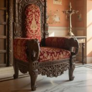 The Heritage Throne Chair - Heritage Room Detail