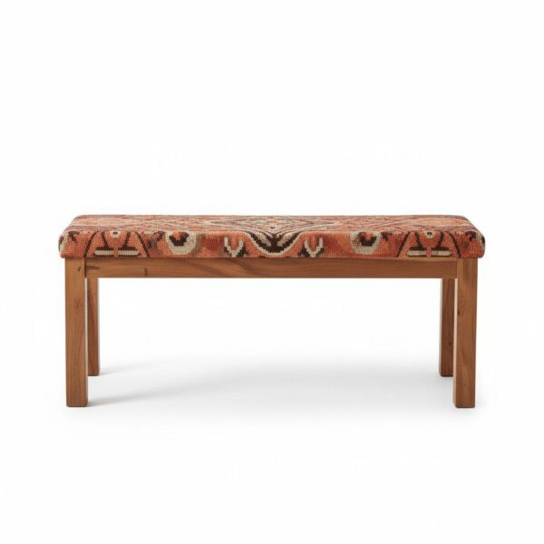 The Artisan's Story Bench - White BG Front View