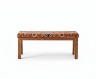 The Artisan's Story Bench - White BG Side View